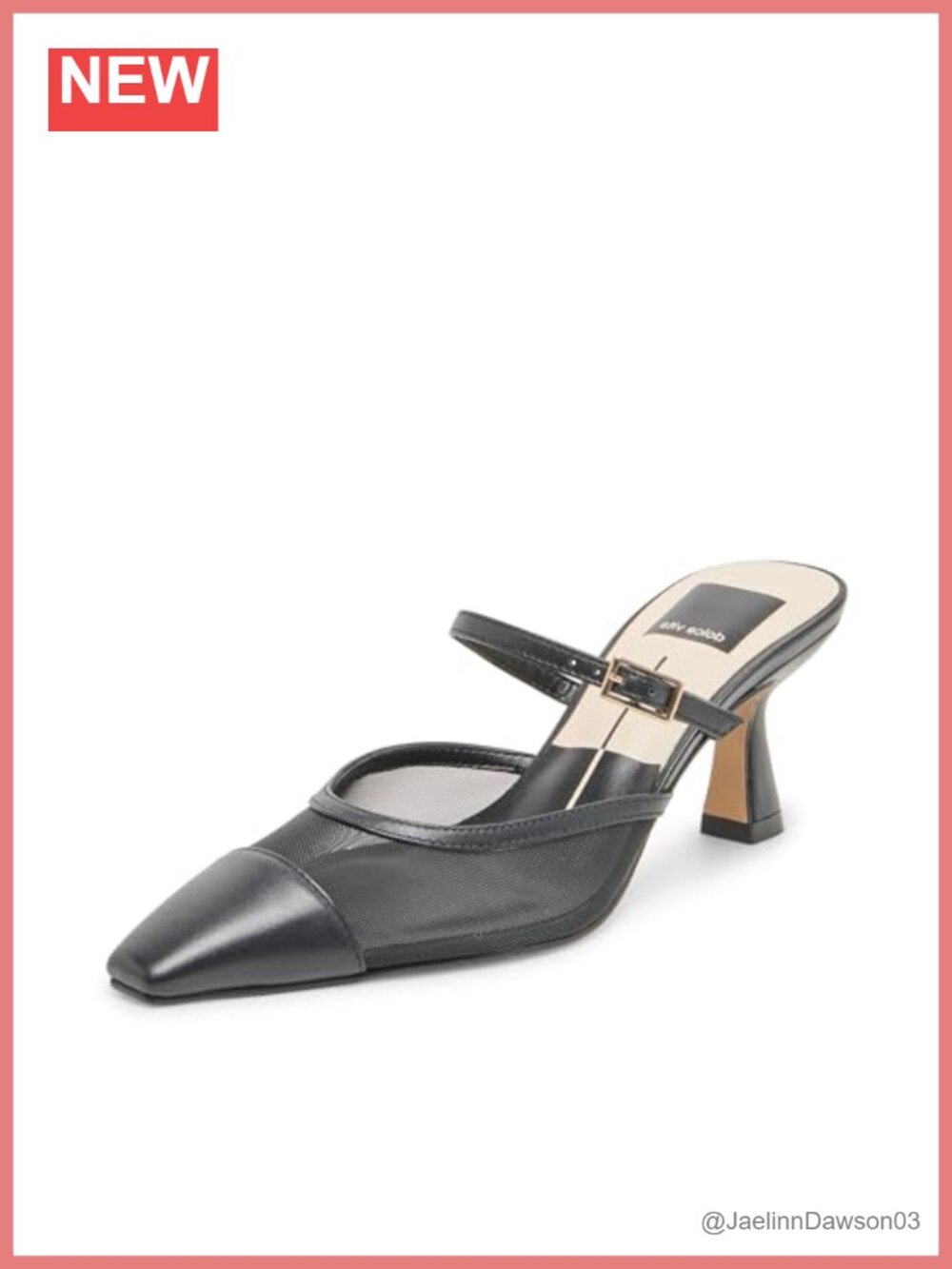 Dolce Vita Loyd Kitten Heel Pump Mesh Nylon Party